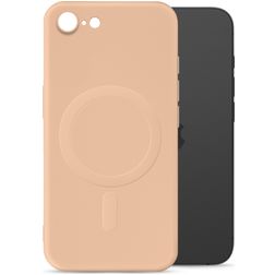 My Style Protective Flex iPhone SE (2022) MagSafe Hoesje Flexibel TPU Backcover - Soft Pink