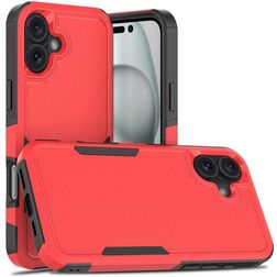 Mobigear Heavy Armor iPhone 16 Plus Hoesje Hardcase Backcover Shockproof - Rood
