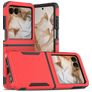 Mobigear Heavy Armor Motorola Razr 50 Hoesje Hardcase Backcover Shockproof - Rood