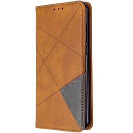 Mobigear Rhombus Slim Nokia 1.3 Hoesje Bookcase - Cognac