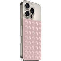 Mobiparts Sticky Pad Telefoonhouder met zuignap - Roze Universeel