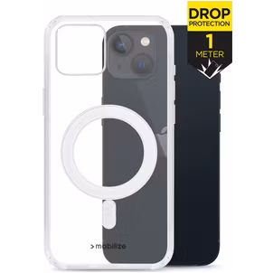 Mobilize Naked Protection Doorzichtig iPhone 13 MagSafe Hoesje Hardcase Backcover Shockproof - Transparant