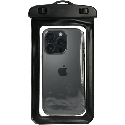 Mobiparts Hardcase Waterbestendig Insteekhoesje (max 19 cm x 11 cm) - Sleeve - Pouch - Zwart