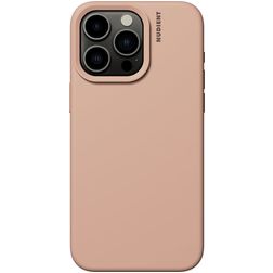 Nudient Base iPhone 15 Pro Max Siliconen Hoesje Backcover - Peach Orange