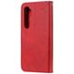 Mobigear Zipper Xiaomi Mi Note 10 Lite Hoesje Bookcase Portemonnee - Rood
