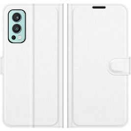 Mobigear Classic OnePlus Nord 2 Hoesje Bookcase Portemonnee - Wit
