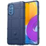 Mobigear Rugged Shield Samsung Galaxy M52 Hoesje Flexibel TPU Backcover Shockproof - Blauw