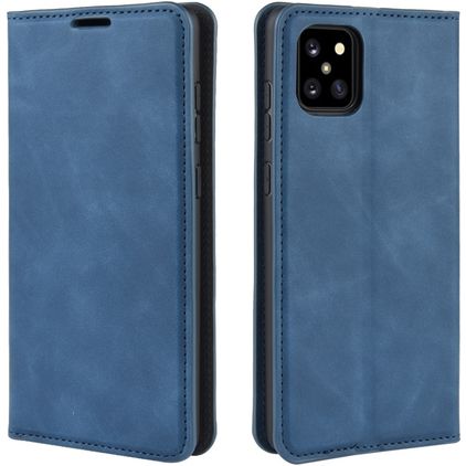 Mobigear Retro Slim Samsung Galaxy Note 10 Lite Hoesje Bookcase Portemonnee - Donkerblauw