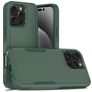 Mobigear Heavy Armor iPhone 16 Pro Max Hoesje Hardcase Backcover Shockproof - Groen
