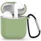 Mobigear Classic Apple AirPods 2 Hoesje Flexibel Siliconen - Groen
