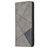 Mobigear Rhombus Slim OPPO Reno 6 5G Hoesje Bookcase - Grijs