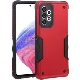 Mobigear Non-slip Armor Samsung Galaxy A53 Hoesje Hardcase Backcover Shockproof - Rood