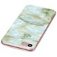 Mobigear Marble Soft Case Cover Green iPhone SE (2020) / 8/7