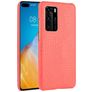 Mobigear Croco Huawei P40 Hoesje Hardcase Backcover - Rood