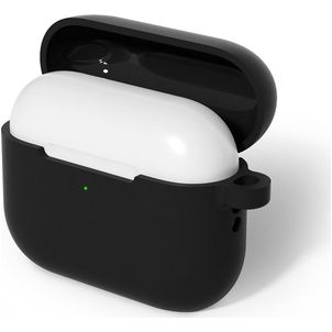 Mobigear Colors Apple AirPods Pro 3 Hoesje Flexibel Siliconen - Zwart