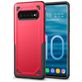 Mobigear Slim Armor Samsung Galaxy S10 Plus Hoesje Hardcase Backcover Shockproof - Rood