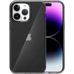 Mobigear Crystal iPhone 15 Pro Max Hoesje Hardcase Backcover - Grijs