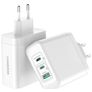 Mobilize Wall Charger Triple USB / USB-C Power Delivery 100W - Wit