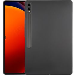 Mobigear Ultra Thin Dunne Samsung Galaxy Tab S9 Ultra Hoes Flexibel TPU Backcover - Zwart