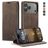 CaseMe 013 iPhone 17 Pro Hoesje Bookcase Portemonnee - Coffee