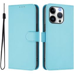 Mobigear Urban Wallet iPhone 16 Pro Hoesje Bookcase Portemonnee - Blauw