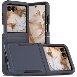 Mobigear Heavy Armor Motorola Razr 50 Hoesje Hardcase Backcover Shockproof - Donkerblauw