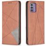Mobigear Rhombus Slim Nokia G42 Hoesje Bookcase - Bruin