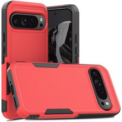 Mobigear Heavy Armor Google Pixel 9 Pro XL Hoesje Hardcase Backcover Shockproof - Rood