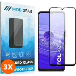 Mobigear Premium TCL 40R Glazen Screenprotector - Case Friendly (3-Pack)