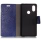 Mobigear Croco Xiaomi Mi 8 SE Hoesje Bookcase Portemonnee - Blauw