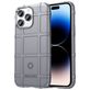 Mobigear Rugged Shield iPhone 14 Pro Max Hoesje Flexibel TPU Backcover Shockproof - Grijs