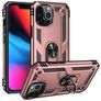 Mobigear Armor Ring iPhone 14 Pro Hoesje Hardcase Backcover Shockproof met Ringhouder - Roségoud