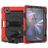 Mobigear SureGrip Xtreme iPad Air 11 Inch (2024) Hoes Hard Kunststof,Siliconen Backcover + Stylus Houder + Schouderband + Standaard - Rood