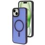 Mobiparts Hardcover iPhone 15 Plus MagSafe Hoesje Hardcase Backcover - Satin Purple