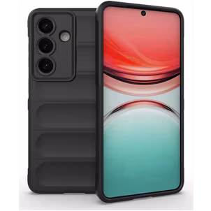 Mobigear Bumpy Samsung Galaxy S26 Hoesje Flexibel TPU Backcover - Zwart