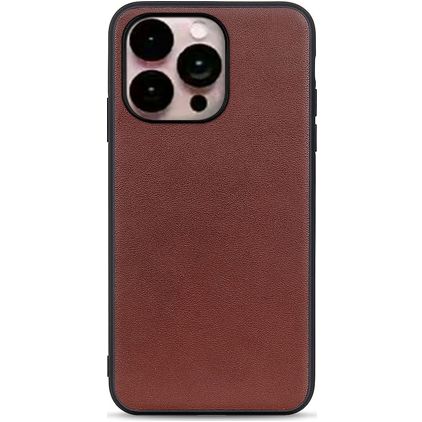 Mobigear Excellent iPhone 14 Pro Max Hoesje Hardcase Backcover - Bruin