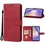 Mobigear Retro Samsung Galaxy A55 Hoesje Bookcase Portemonnee - Rood