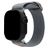 Mobilize Elastic Nylon Apple Watch Bandje Elastische band - 49/46/45/44 mm - Grijs