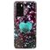 Mobigear Marble Huawei P40 Hoesje Flexibel TPU Backcover - Green Love