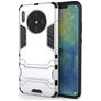 Mobigear Armor Stand Huawei Mate 30 Hoesje Hardcase Backcover Shockproof met Standaard - Zilver
