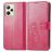 Mobigear Clover Realme C35 Hoesje Bookcase Portemonnee - Magenta