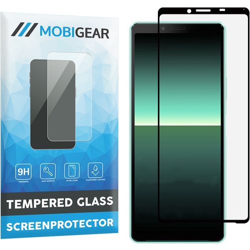 Mobigear Premium Sony Xperia 10 II Glazen Screenprotector - Case Friendly - Zwart
