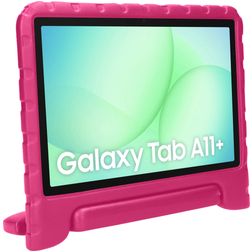 Mobiparts Kids Samsung Galaxy Tab A9 Plus (2023) Kinder Tablethoes met Handvat - Roze