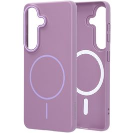 Mobiparts Slim Line Samsung Galaxy S26 MagSafe Hoesje Hardcase Backcover - Imperial Purple