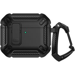 Mobigear Armor Clip Apple AirPods 4 Hardcase Hoesje - Zwart
