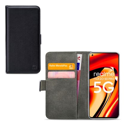 Mobilize Classic Gelly Wallet OPPO A57 Hoesje Bookcase Portemonnee - Zwart