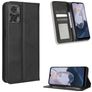 Mobigear Sensation Motorola Moto E22i Hoesje Bookcase Portemonnee - Zwart