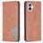 Mobigear Rhombus Slim Nothing Phone (1) Hoesje Bookcase - Bruin