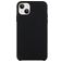 Mobigear Rubber Touch iPhone 15 Siliconen Hoesje Backcover - Zwart
