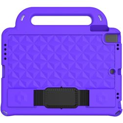 Mobigear Diamond iPad Air 1 (2013) Kinder Tablethoes met Handvat - Paars
